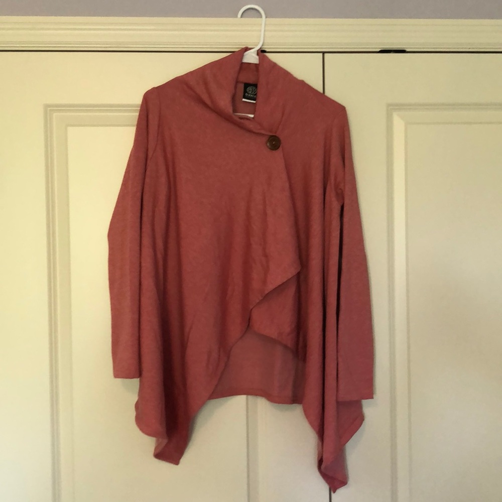 Bobeau
One-Button Cardigan